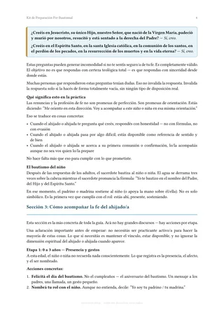 Guía para Padrinos — Las renuncias